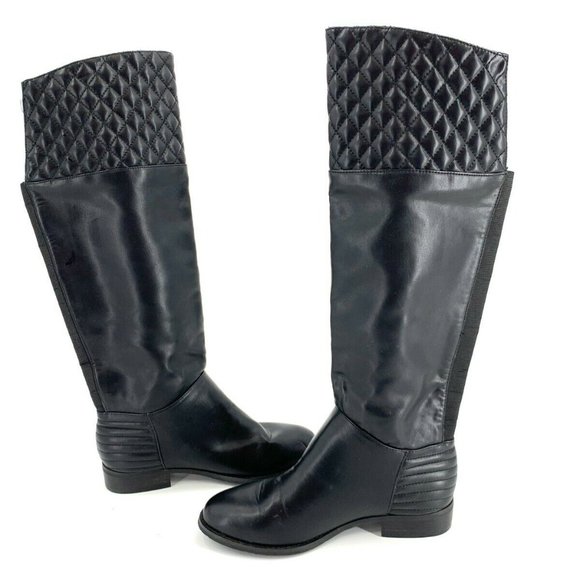 Chinese Laundry Fallout Boot Pull On Black Quilted - Picture 2 of 8